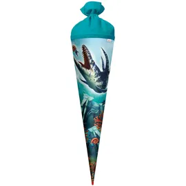 ROTH Schultüte groß Dino Mosasaurus 70 cm, in Grün | Gr.: onesize