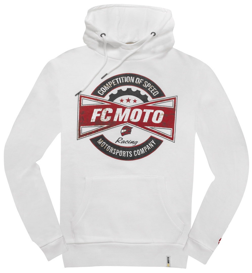 FC-Moto FCM-Fan Hoodie, wit, 2XL