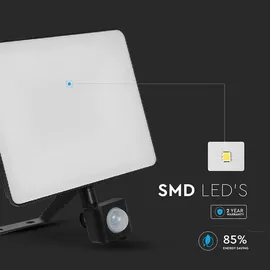 V-Tac LED-Flutlicht 30 W schwarz 3600 lm 6500 K IP65