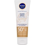 NIVEA Sun Dark Spot Control Sun Fluid SPF50+ Gesichtscreme gegen Pigmentflecken mit hohem UV-Schutz 40 ml