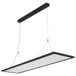 LED Pendelleuchte 65W 8200 Lumen Lumen einstellbar 1200x300 schwarz