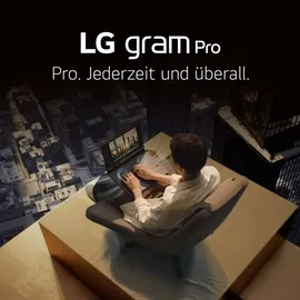 LG gram Pro 17 2024 Core Ultra 7 155H 16 GB RAM 1 TB SSD Intel Arc Graphics Win11 Home Schwarz