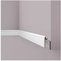 NOEL & MARQUET Abdeckleiste NMC CF3 WALLSTYL Weiß 2 St. 200 x 2,2 x 12 cm