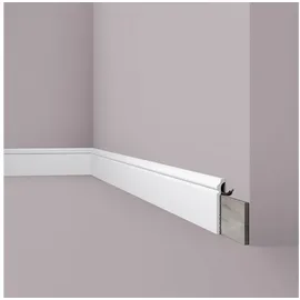 NOEL & MARQUET Abdeckleiste NMC CF3 WALLSTYL Weiß 2 St. 200 x 2,2 x 12 cm