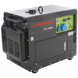 Pramac PMD5000s - Leiser Diesel-Stromerzeuger mit AVR-Regelung 5 kW - Dauerleistung 4.2 kW - 230V