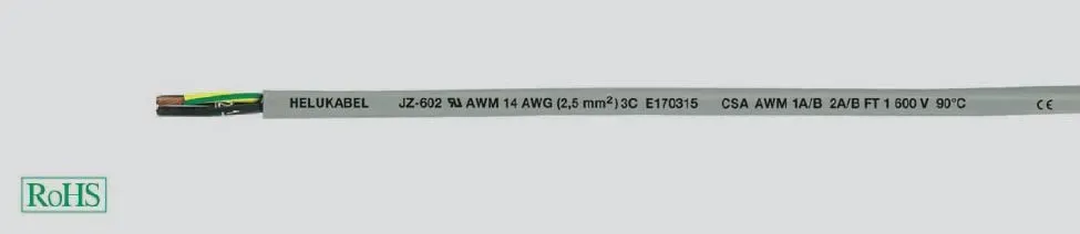 Diverse HEL JZ-602 7xAWG 18 (7G1) JZ-602 7xAWG 18