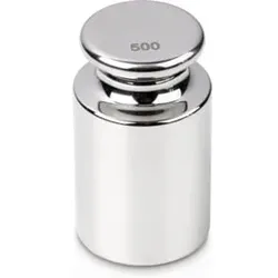 Kern Prüfgewicht 326-09K+C kalibriert, F1, Nennwert 500 g, Eco-Form, Edelstahl poliert