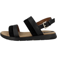 GEOX D DANDRA Sandal, Black, 36 EU