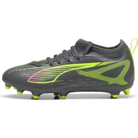 Puma Ultra 5 Match AG/FG Kinder Matte Aged Silver/Yellow Alert 28
