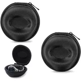 WQNNQW 2 Stücke Uhrenbox,Uhren Box,Watch Box,Uhrenrolle,Watch Case,Uhrenbox 1 Uhr, Reiseetui,Uhrenetui,Uhren Etui,Tragbare,Für Alle Arten Von Mechanischen,Smartwatches (Schwarz)