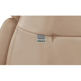 Hukla Relaxsessel Pascal Leder 77 x 115 x 90 cm Beige elektrisch, drehbar