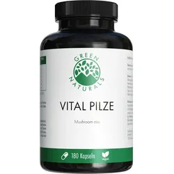 Green Naturals Vital Pilze Cordyceps Reishi Vegan 180 ST