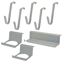 WAGNER für GreenFAMILY Produkte - 8-teiliges Zubehörset - 1 Ablageplatte, 2 Topfhalter, 5 Haken - 25310001
