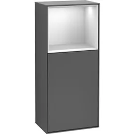 Villeroy & Boch Finion F500HGGK Seitenschrank 41,8 x 93,6 x 27 cm Midnight Blue/Anthracite Holz/MDF