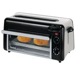 Tefal TL 6008 Toaster mit Mini-Ofen Toast n Grill Schwarz / Alu matt