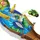 Mattel HJG32 - Hot Wheels Monster Trucks Rennstrecke mit 2 Fahrzeugen