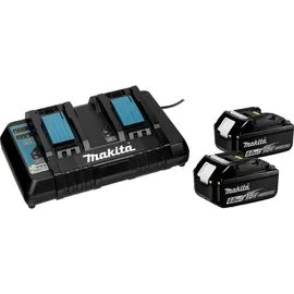 Makita Power Source Kit 18 V Li-Ion 2 x 6,0 Ah + DC18RD Ladegerät 199484-8