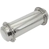 Moumou wasserdichte Zeitkapsel aus Edelstahl, korrosionsbeständig, langlebig,verschließbar, Behälter für die Zukunft 13.4 Inch