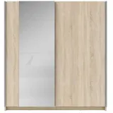home collective Schwebetürenschrank 150 x 198,5 x 150,6 cm Beige
