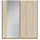 home collective Schwebetürenschrank 150 x 198,5 x 150,6 cm Beige
