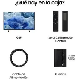 Samsung TV 43 Zoll QLED Q8F 4K Smart TV mit AI-Vision, 100% Farbvolumen mit Quantum Dot, authentischem Quantum Dot und Motion Xcelerator [Länderversion Spanisch]