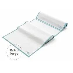 XL Poliertuch Roll Drap in Hellblau, zum polieren von Gläsern und wischen, 40 x 80cm, 1 Rolle / 8 Tücher