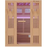 Dewello Finnische Sauna Minto 150x130 Hemlock 4,5 kW Harvia