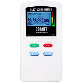 EMRSS Cornet ED88T5G Plus neueste Version Tri-Mode Messgerät: Hoch-/Niederfrequenz, Elektrosmog, Feldstärkemessgerät, mit integriertem Magnetometer (Gaussian), Spannungsfeldmesser und Frequenzanzeige