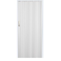 Falttür Schiebetür Tür weiß farben Höhe 202 cm Einbaubreite bis 109 cm Doppelwandprofil Neu TOP-Qualität pi-011
