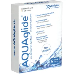 «AQUAglide neutral» Gleitgel – wasserbasiert, 6x3 ml Sachet (0.018 l) 6 St