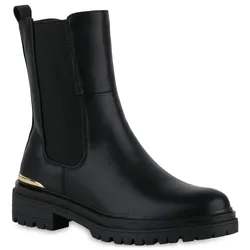 Damen Klassische Stiefeletten in Schwarz