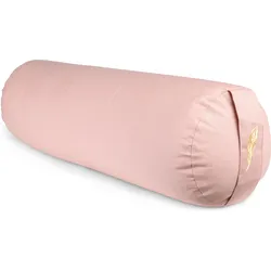 MindBaas - Yoga Bolster - Eco - Rosa - Yogakissen - Meditationsrolle EINHEITSGRÖSSE