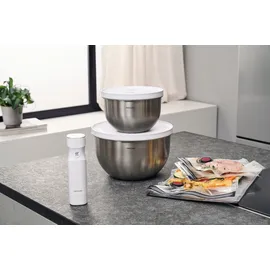 Zwilling Fresh & Save Bowls Vakuum Starter Set 9-tlg, Edelstahl