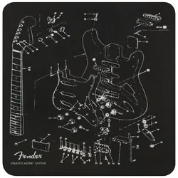 Fender Mousepad Exploded Strat - Mousepad
