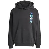 Adidas Power Graphic Hoodie Multicolor Carbon M