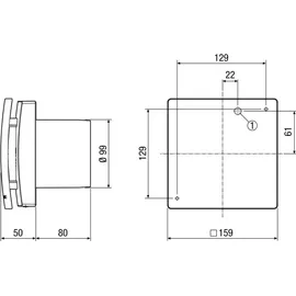 Maico ECA 100 ipro Kleinraumventilator