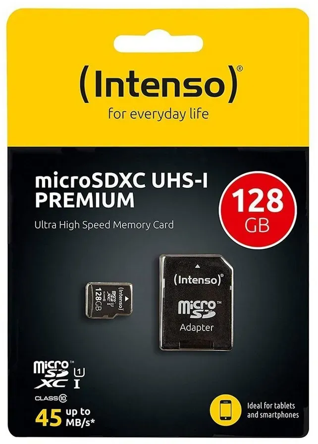 Preisvergleich Produktbild Intenso Micro SD-XC Karte Speicherkarte 128GB Speicherkarte