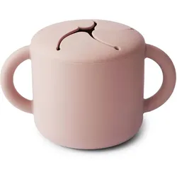 Mushie Baby Snack Cup Tasse für die Zwischenmahlzeit Blush 1 St.