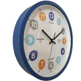 GLOBO Lernuhr 30,5 cm D 30,5 blau