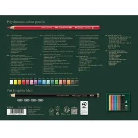 Faber-Castell Polychromos Malset 21 St. grau/schwarz/mehrfarbig