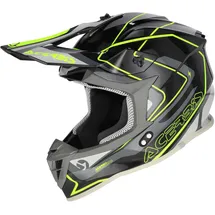 Acerbis Linear Matt Schwarz/Grau/Neon-Gelb L