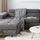 sofiland Eckcouch U-Form Grau 2-Sitzer