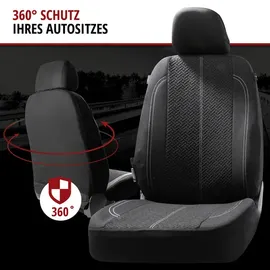 Walser Autositzbezug Tratto Vordersitze Collection Basic schwarz