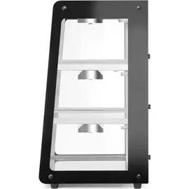 HENDI Beheiztes Thekendisplay, Schwarz, 220-240V/500W, 472x447x(H)775mm