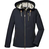 G.I.G.A. DX by killtec Gs 24 Wmn Sftshll Jckt Softshell Jacke Mit Kapuze/Outdoorjacke, Blau, 36