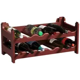 ARTECSIS Weinregal 12 Flaschen Braun