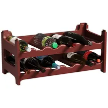 ARTECSIS Weinregal 12 Flaschen Braun