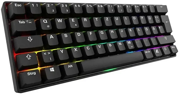 Sharkoon 100065630 Tastatur Haus USB QWERTZ Deutsch Schwarz