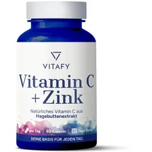 Vitafy Vitamin C + Zink Kapseln 60 St.
