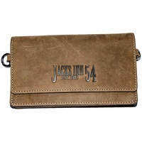 Jack's Inn 54 Leder Geldbörse/Umhänge-/Gürteltasche "White Rum" antikbraun Damen